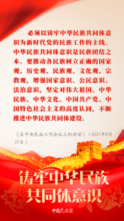 【中國民族報】學習︱習近平論鑄牢中華民族共同體意識